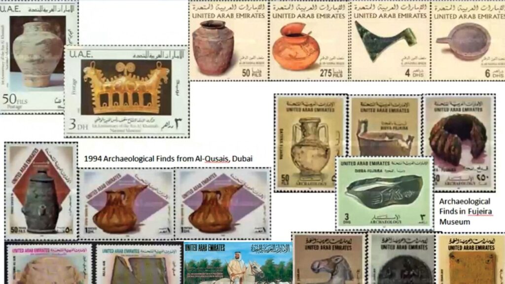 معرض تراثي نادر يوثق تاريخ الإمارات بطوابع بريدية قديمة