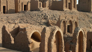 جبانة البجوات بواحة الخارجة