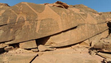 الفن الصخري في منطقة حائل