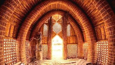 المهارات والفنون الحرفية التقليدية لبناء المضيف