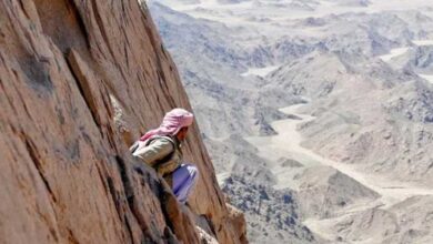 سلاسل الجبال المنتشرة في صحاري مصر