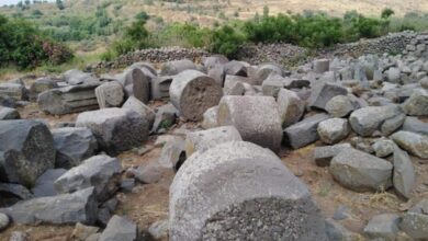 القبور الميغاليتية في قرية منجز