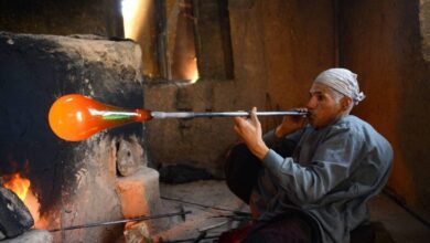 صناعة الزجاج في مصر